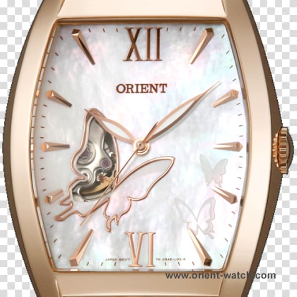 Orient Watch Clock Mechanical watch Automatic watch, watch transparent background PNG clipart