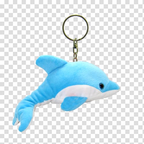 Key Chains Dolphin Turquoise Keyring Stuffed Animals & Cuddly Toys, dolphin transparent background PNG clipart