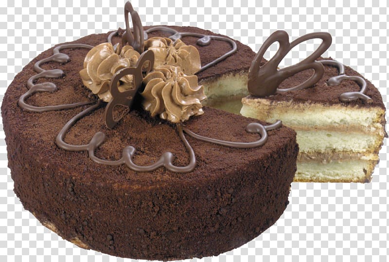 Chocolate truffle Birthday cake Chocolate cake Tiramisu Sheet cake, chocolate cake transparent background PNG clipart