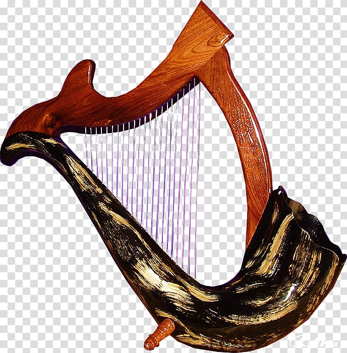 Celtic harp Konghou Indian musical instruments, musical instruments transparent background PNG clipart