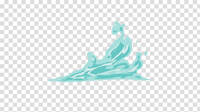 Logo Marine mammal Water Wave Font, anime effects transparent background PNG clipart