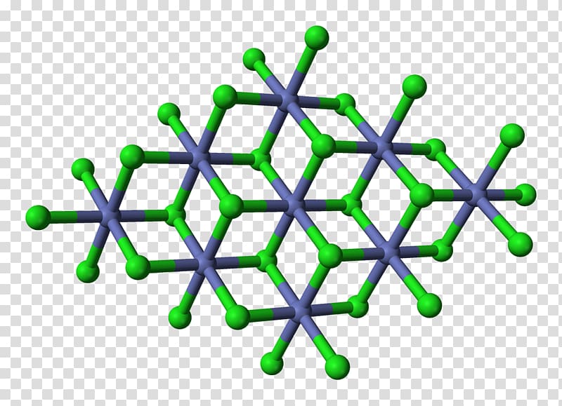 Cobalt chloride Crystal structure Chemistry, 3d model transparent background PNG clipart