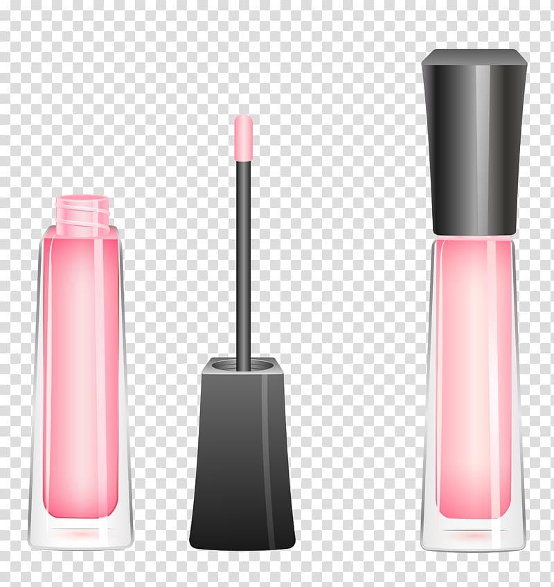 pink and black labeled bottle illustration, Lipstick , Lipstick Pink transparent background PNG clipart