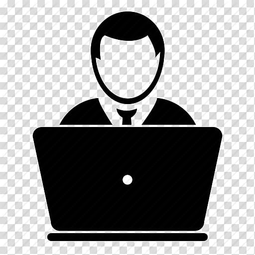 silhouette illustration of man, Web development PHP Software Developer Programmer Web design, Computer User Icon Svg transparent background PNG clipart