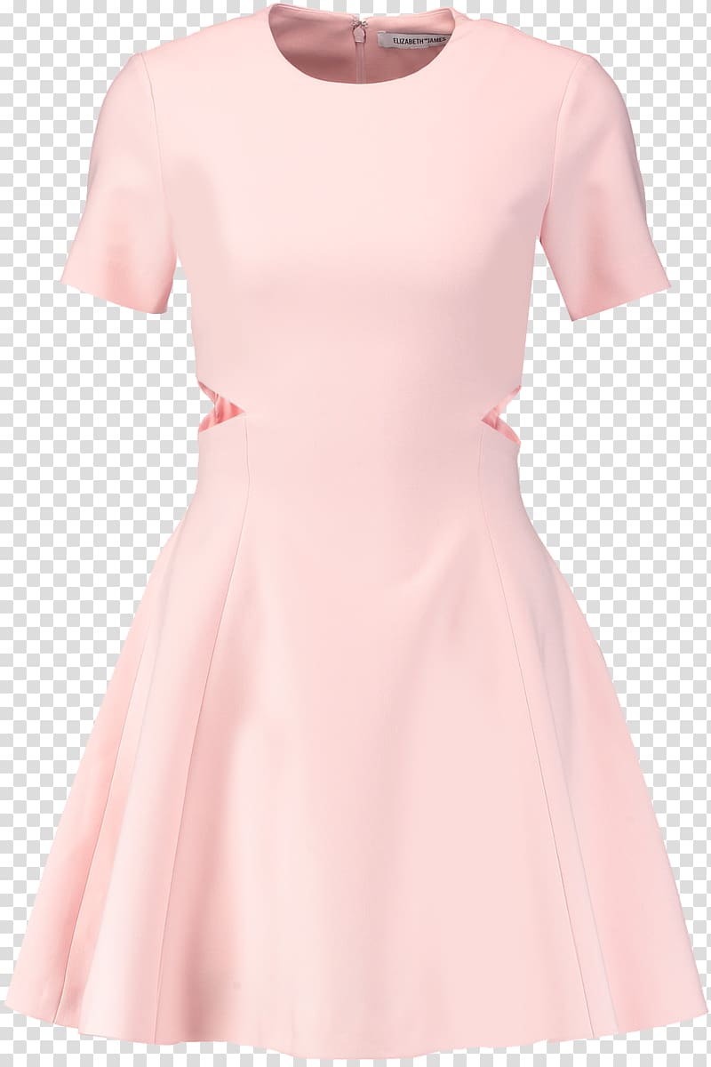 Cocktail dress Pink, Cute pink dress transparent background PNG clipart