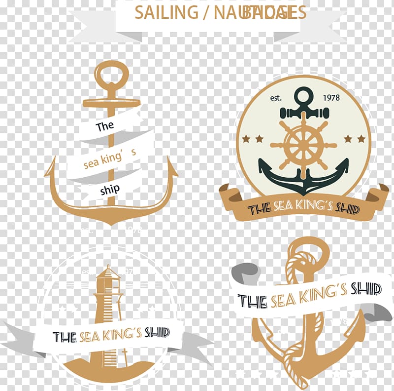 Brand Body piercing jewellery Pattern, Hand-painted sailing icon transparent background PNG clipart