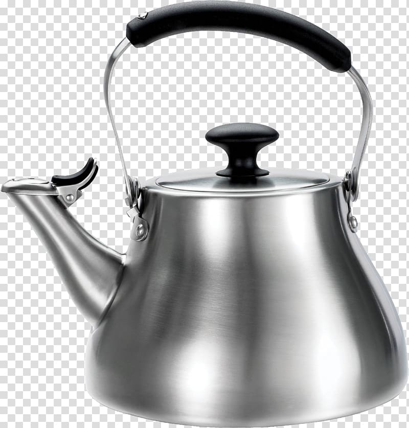 Teapot Whistling kettle Electric kettle, tea time transparent background PNG clipart