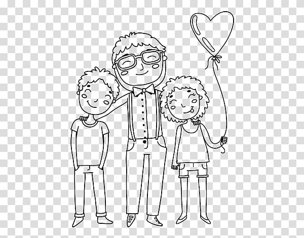 Drawing Father Painting Child Sketch, painting transparent background PNG clipart