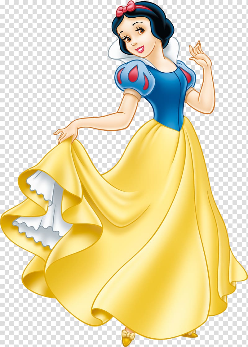 Snow White Rapunzel Evil Queen Seven Dwarfs Dopey, Disney Princess transparent background PNG clipart