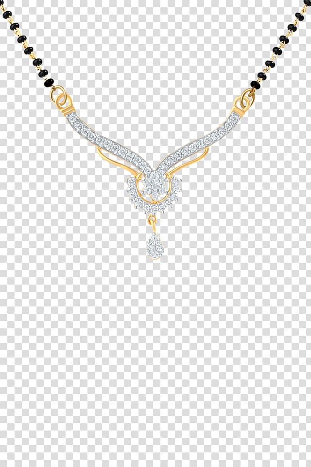 Earring Cubic zirconia Necklace Mangala sutra Charms & Pendants, necklace transparent background PNG clipart