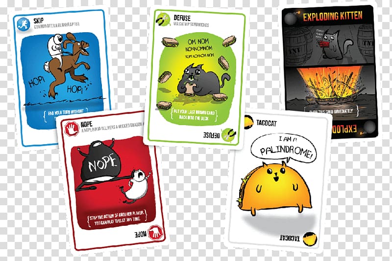 Exploding Kittens Card game Brand, kitten transparent background PNG clipart