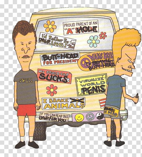 Butt-head Beavis Cartoon Television show Animated film, Beavis And Butthead transparent background PNG clipart
