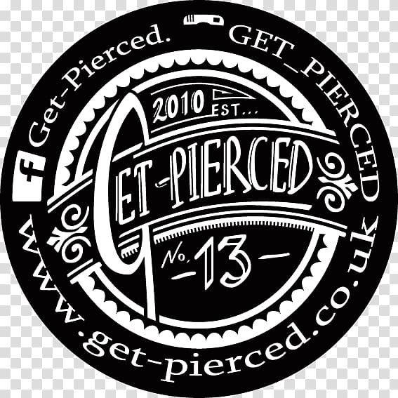 Get-Pierced Body piercing Logo Tattoo Jewellery, body piercing transparent background PNG clipart