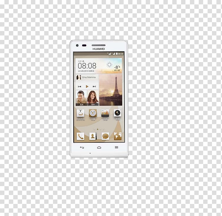 Huawei Ascend P7 4G Smartphone, Huawei 4G Smartphone transparent background PNG clipart