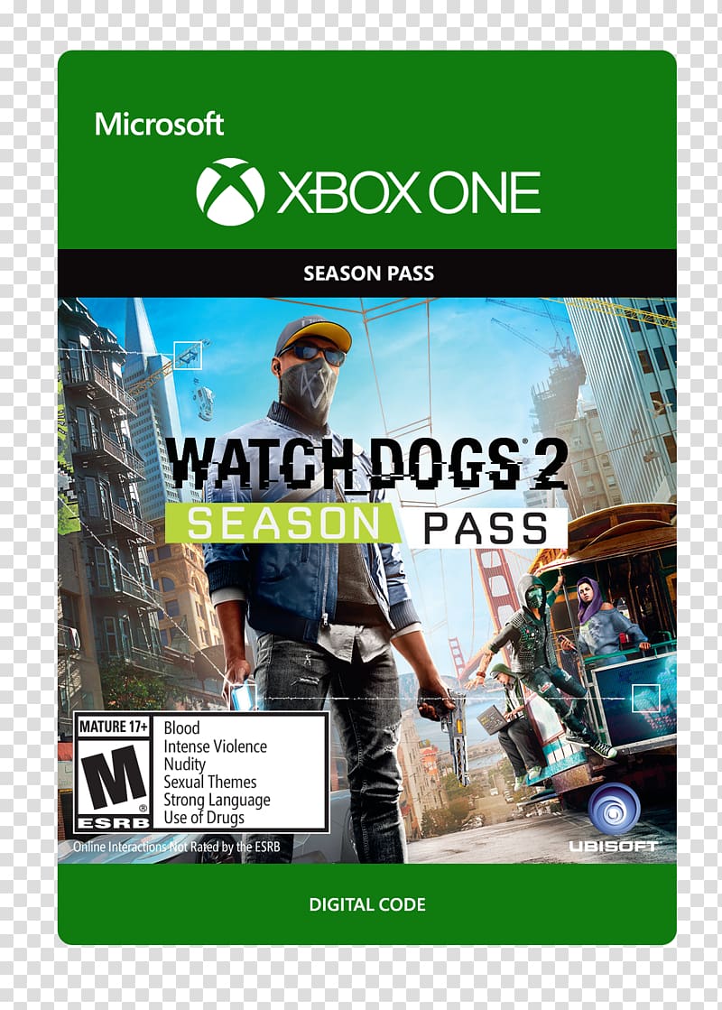Watch Dogs 2 Extinction Xbox One Xbox 360, Itunes gift card transparent background PNG clipart