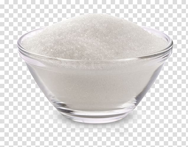 clear glass bowl with sugar, Frosting & Icing Powdered sugar Sucrose Food, sugar bowl transparent background PNG clipart
