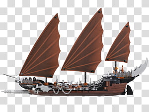 Lego The Lord of the Rings Gimli Legolas Aragorn, pirate ship transparent background PNG clipart thumbnail