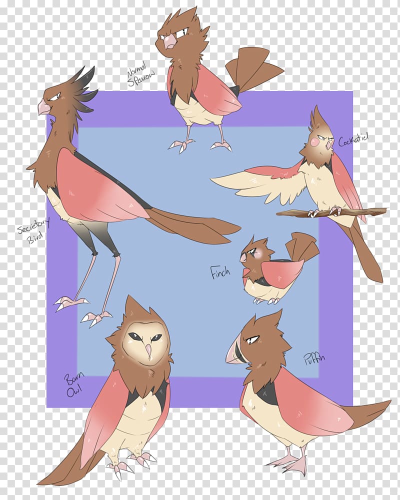 Beak Spearow Pokémon Pokédex Bird, pokemon transparent background PNG clipart