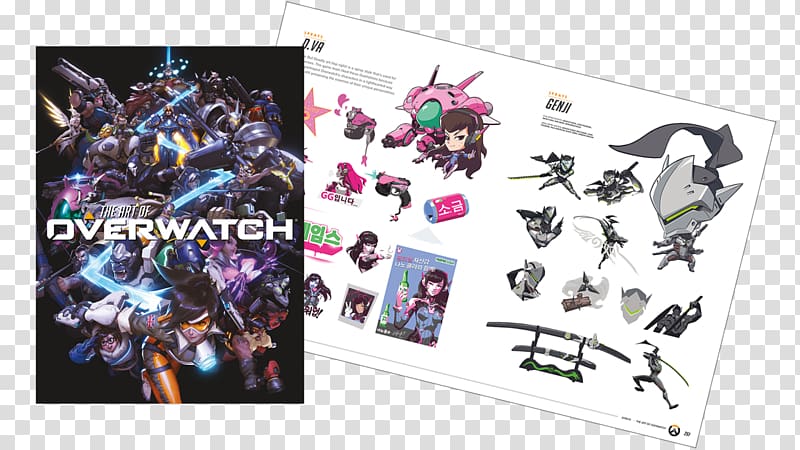 The Art of Overwatch Limited Edition Art book, book transparent background PNG clipart