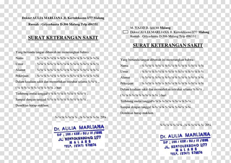 Document Sick Physician Letter Puskesmas, others transparent background PNG clipart