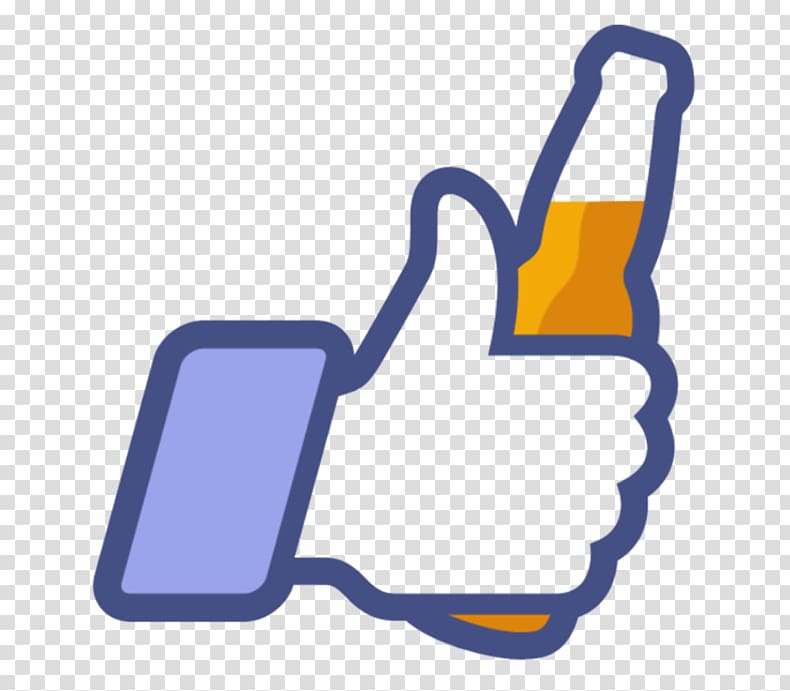 Beer India pale ale Facebook like button Thumb signal, Thumbs up transparent background PNG clipart