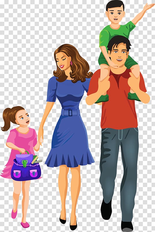 family art, Family Child Parent , Happy family transparent background PNG clipart