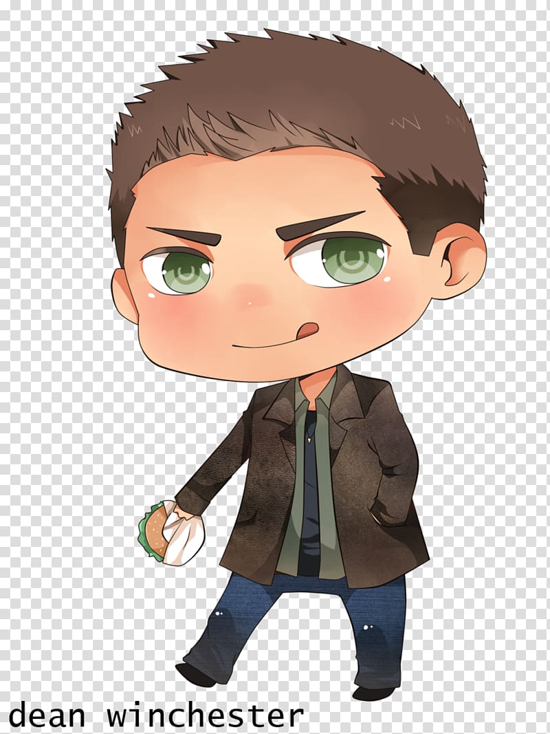 Dean Winchester Castiel Sam Winchester Drawing, Chibi transparent background PNG clipart