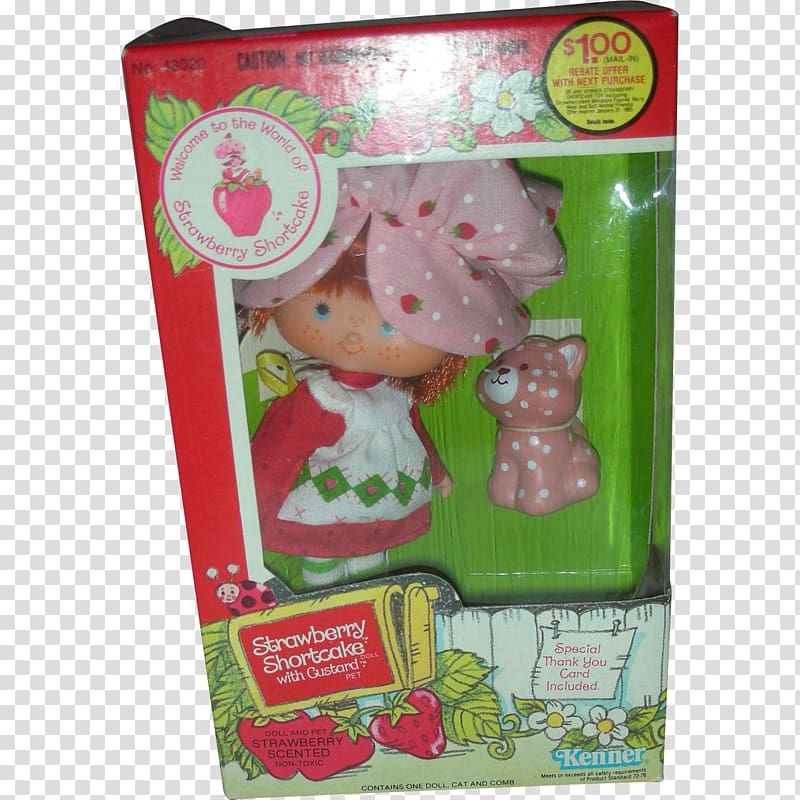 Doll Strawberry Shortcake Christmas ornament Fragaria, doll transparent background PNG clipart