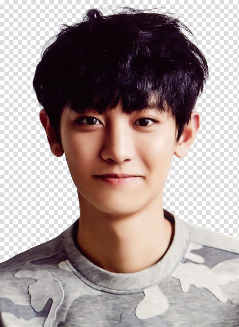 Chanyeol EXO SM Town Soompi Promise, asian bang transparent background PNG clipart