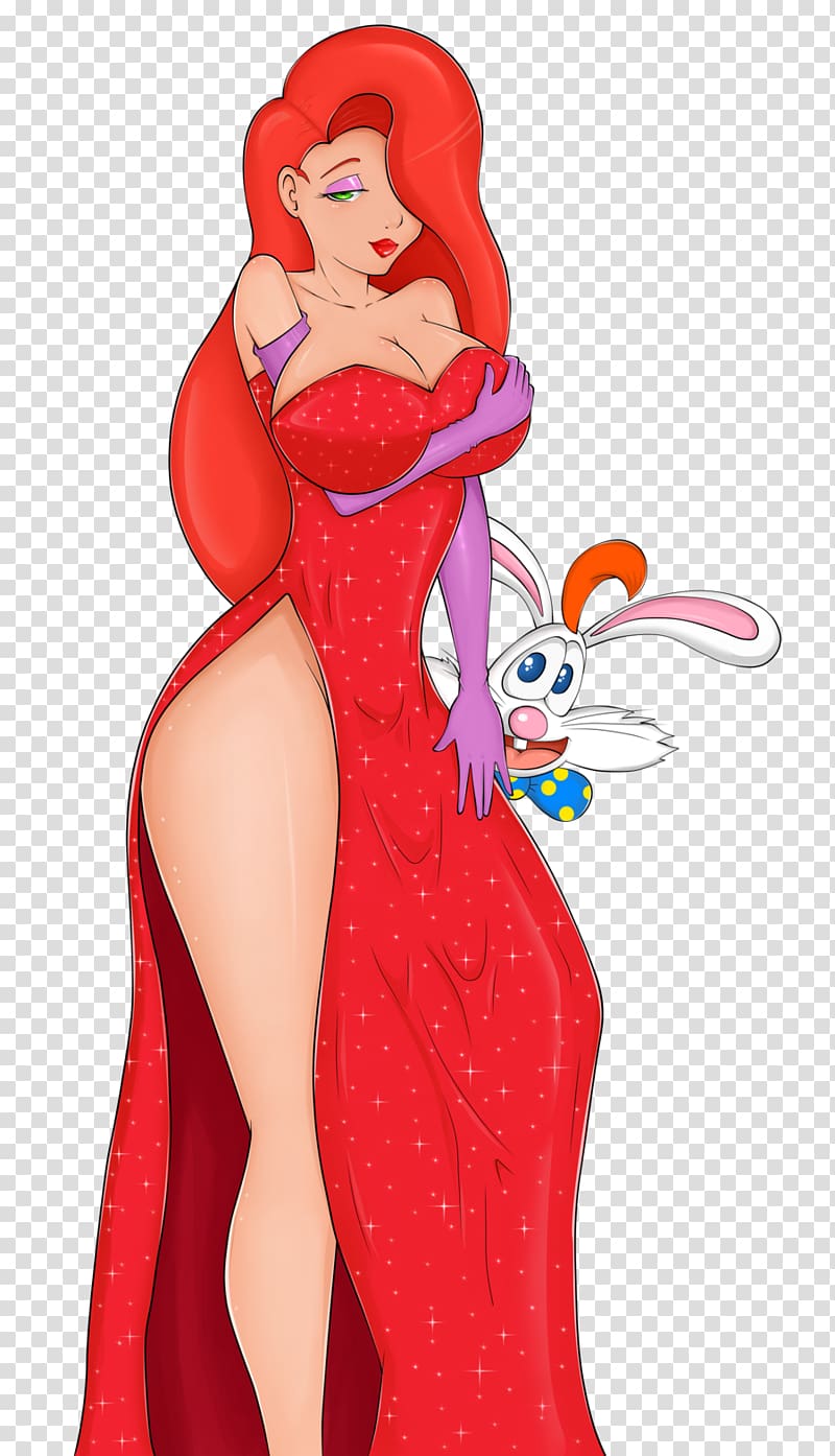 Jessica Rabbit Who Censored Roger Rabbit? Leporids, oswald the lucky rabbit transparent background PNG clipart
