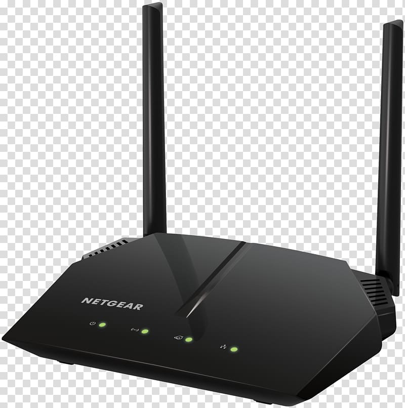 Wireless router NETGEAR R6120 NETGEAR AC1200 Dual-Band WLAN router WiFi router 2.4 GHz Wi-Fi, router transparent background PNG clipart