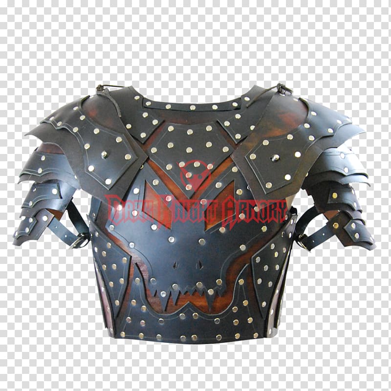 Cuirass Middle Ages Pauldron Components of medieval armour, armour transparent background PNG clipart