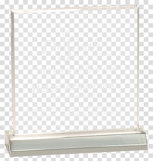 Poly Award Glass Trophy Frames, Acrylic Trophy transparent background PNG clipart