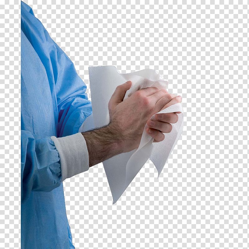 Towel Paper Surgery Hand Sterilization, hand transparent background PNG clipart