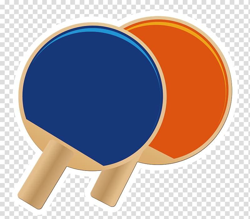 Table tennis racket, Table tennis racket material transparent background PNG clipart