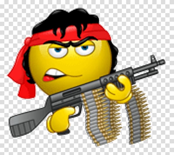 Smiley John Rambo Emoticon , smiley transparent background PNG clipart