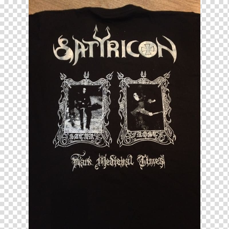 Dark Medieval Times T-shirt Satyricon Rock music Heavy metal, T-shirt transparent background PNG clipart