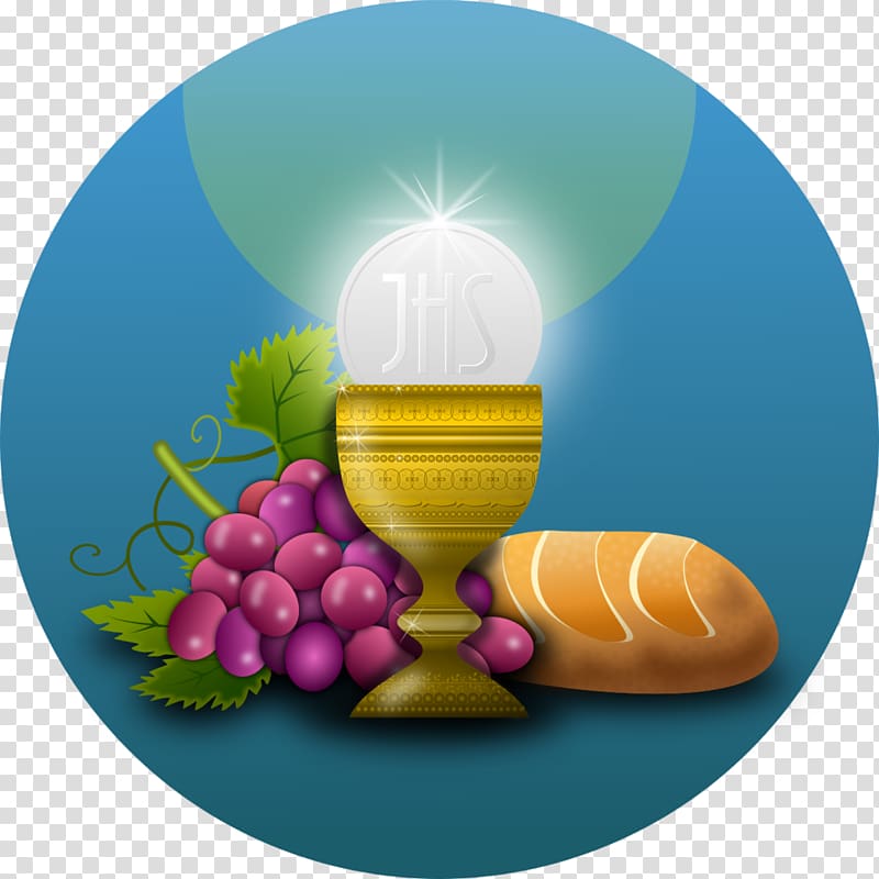 Holy Eucharist illustration, Eucharist First Communion Sacraments of the Catholic Church Religion Christianity, communion transparent background PNG clipart