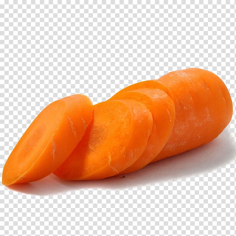 sliced carrot, Baby carrot Vegetable Radish Organic food, Sliced ​​carrots transparent background PNG clipart