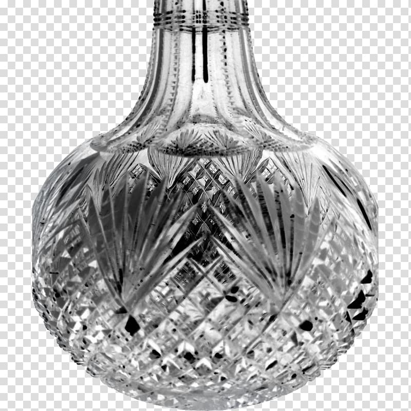 Lead glass Decanter Tableware Vase, glass transparent background PNG clipart