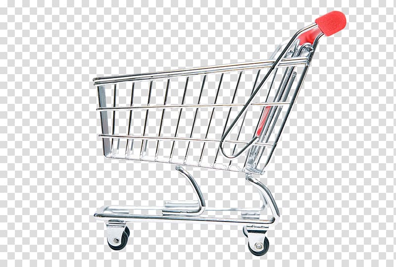 Shopping cart Computer file, Silver Shopping Cart transparent background PNG clipart