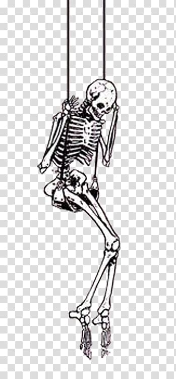 Skeleton Skull Scary Halloween, skeleton transparent background PNG clipart