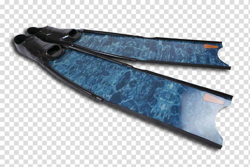 Glass fiber Diving & Swimming Fins Spearfishing Free-diving, blue camo transparent background PNG clipart