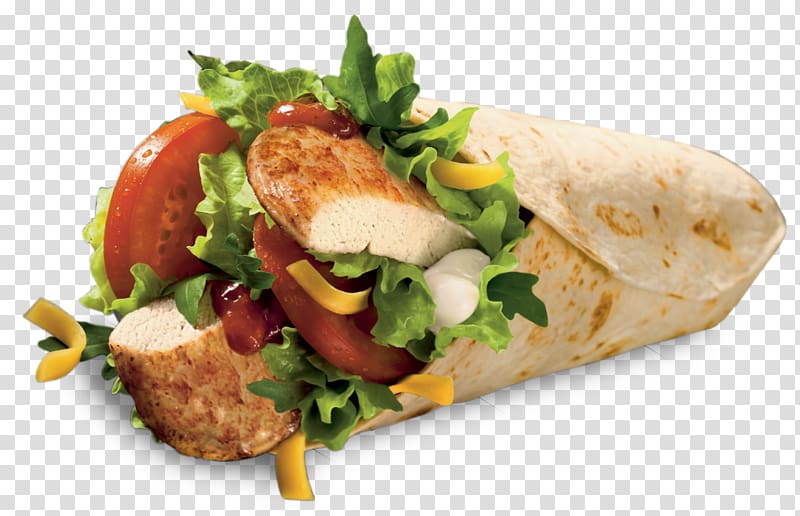 Korean taco Wrap Burrito Shawarma Fast food, salad transparent background PNG clipart