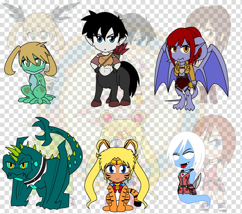 Brooklyn Gargoyle Chibi Drawing, Chibi transparent background PNG clipart