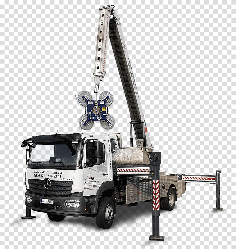 Mobile crane Car Pickup truck, crane transparent background PNG clipart