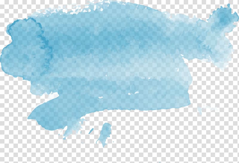 blue fresh water color transparent background PNG clipart