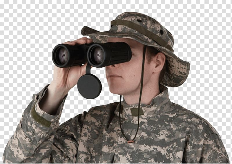 Soldier Military camouflage Binoculars Army, binocular transparent background PNG clipart