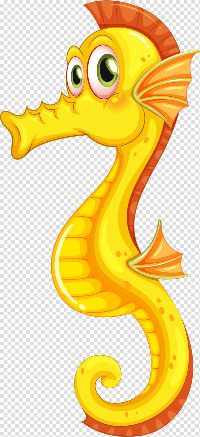 Seahorse transparent background PNG clipart