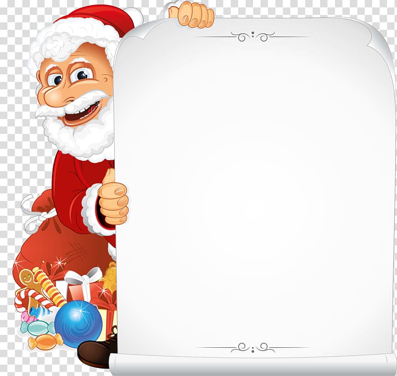 Santa Claus Paper Christmas, santa sleigh transparent background PNG clipart